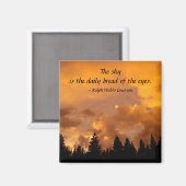 Aimant Coucher de soleil dans les Sierras (Recto/Verso)