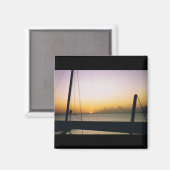 Aimant Coucher de soleil d'Aruba (Recto/Verso)