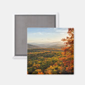 Aimant Coucher de soleil d'automne | Caroline du Nord (Recto/Verso)