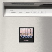 Aimant coucher de soleil de Barcelone Catalogne Skyline E (In Situ (Lave-vaisselle))