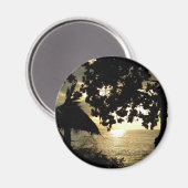 Aimant Coucher de soleil de Fidji (Recto/Verso)