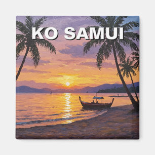 Aimant Coucher de soleil de Ko Samui Thaïlande