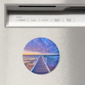 Aimant Coucher de soleil de la plage de Safety (In Situ (Lave-vaisselle))