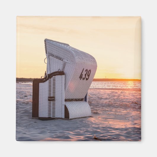 Aimant Coucher de soleil de l'Ostsee (Devant)