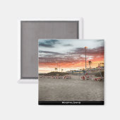 Aimant Coucher de soleil de Maspalomas (Recto/Verso)