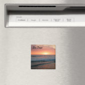 Aimant Coucher de soleil de San Diego (In Situ (Lave-vaisselle))