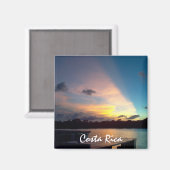 Aimant Coucher de soleil de Tortuguero (Recto/Verso)