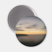 Aimant Coucher de soleil du lac Texoma (Recto/Verso)