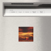 Aimant Coucher de soleil en mer (In Situ (Lave-vaisselle))