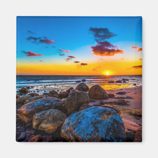 Aimant Coucher De Soleil En Mer (Devant)