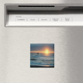 Aimant Coucher de soleil et paysage marin....... (In Situ (Lave-vaisselle))