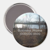 Aimant Coucher de soleil nuageux (Recto/Verso)