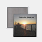 Aimant Coucher de soleil OC, MD gazebo (Recto/Verso)