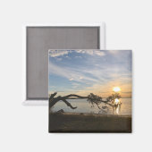 Aimant Coucher de soleil sur East Bay (Recto/Verso)