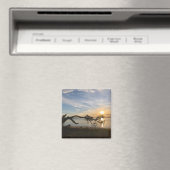 Aimant Coucher de soleil sur East Bay (In Situ (Lave-vaisselle))