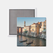 Aimant Coucher de soleil sur Grand Canal Venice Italie ph (Recto/Verso)