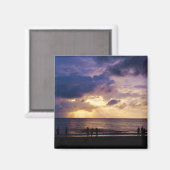 Aimant Coucher de soleil sur la côte de Malaisie (Recto/Verso)