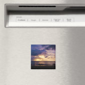 Aimant Coucher de soleil sur la côte de Malaisie (In Situ (Lave-vaisselle))