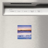 Aimant Coucher de soleil sur la jetée et la plage de Vent (In Situ (Lave-vaisselle))