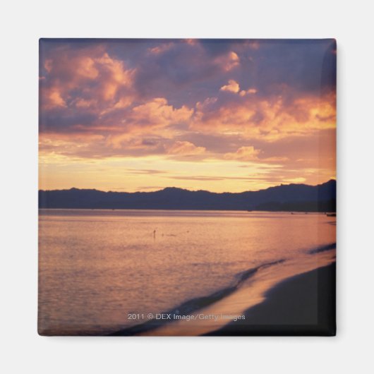 Aimant Coucher de soleil sur la plage (Devant)