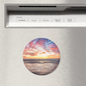 Aimant Coucher de soleil sur la plage et la mer (In Situ (Lave-vaisselle))
