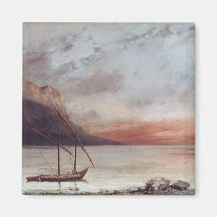Aimant Coucher de soleil sur le lac Léman, 1874