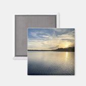 Aimant Coucher De Soleil Sur Le Lac Wildcat (Recto/Verso)