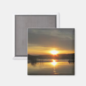 Aimant Coucher de soleil sur l'Hudson (Recto/Verso)