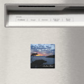 Aimant Coucher de soleil sur l'île (In Situ (Lave-vaisselle))