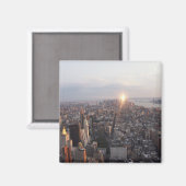 Aimant Coucher de soleil sur Manhattan (Recto/Verso)
