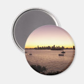 Aimant Coucher de soleil sur Miami (Recto/Verso)