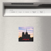 Aimant Coucher de soleil sur Notre Dame de Paris - Paris, (In Situ (Lave-vaisselle))