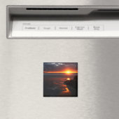 Aimant Coucher de soleil sur Ocean Beach (In Situ (Lave-vaisselle))