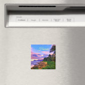 Aimant Coucher de soleil tropical Hawaï (In Situ (Lave-vaisselle))