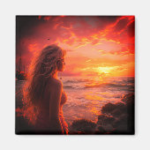 Aimant Coucher du soleil (Devant)