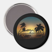 Aimant Coucher du soleil (Recto/Verso)