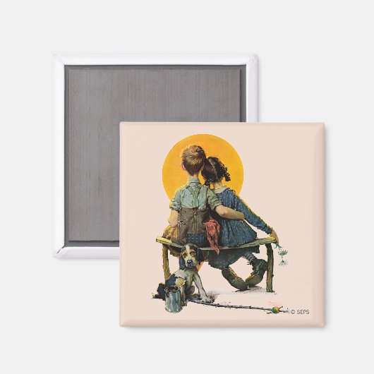 Aimant Coucher du soleil (Recto/Verso)