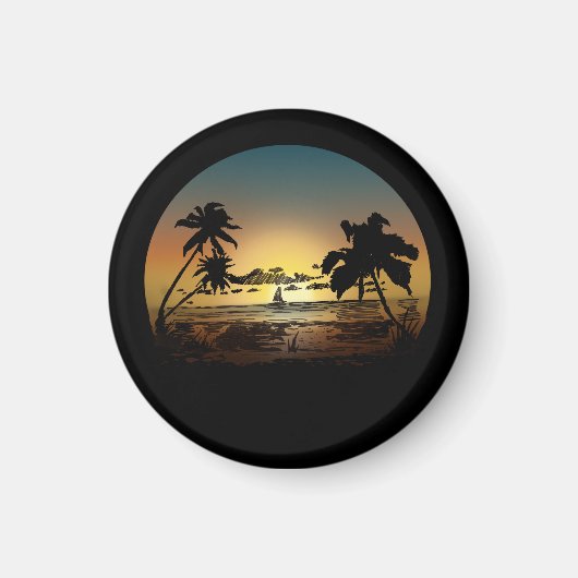 Aimant Coucher du soleil (Devant)