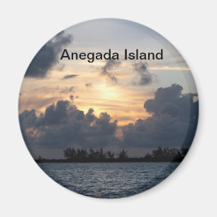 Aimant Coucher du soleil au-dessus de point de Pomato