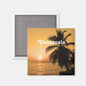 Aimant Coucher du soleil au Venezuela (Recto/Verso)