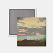 Aimant Coucher du soleil, Baie de Saco (Recto/Verso)