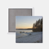 Aimant Coucher du soleil d'hiver (Recto/Verso)