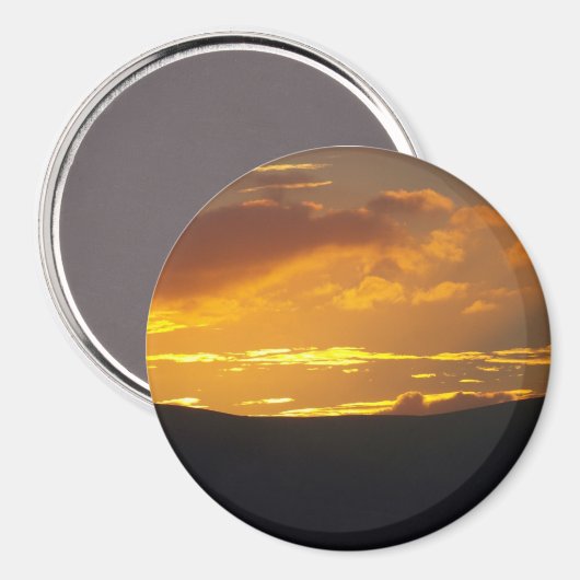 Aimant Coucher du soleil du district de Lake (Recto/Verso)