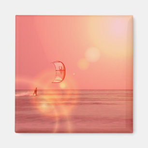 Aimant Coucher du soleil Magne de Kiteboarding