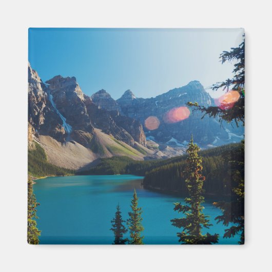Aimant Coucher du soleil | Moraine Lake, Canada (Devant)