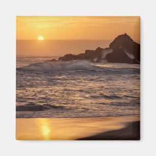 Aimant Coucher Du Soleil Sur La Plage De Pfeiffer