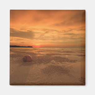 Aimant Coucher du soleil sur une plage thaïlandaise