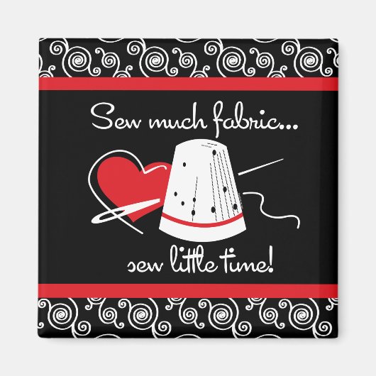 Aimant Coudre Beaucoup De Tissu (Devant)