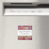 Aimant Coudre beaucoup de tissu, coudre peu de temps... (In Situ (Lave-vaisselle))