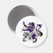 Aimant Cougan Tartan Lion (Recto/Verso)